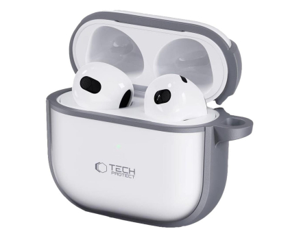 Etui na słuchawki Tech-Protect Magmat do Apple AirPods 4. generacji Matte Grey